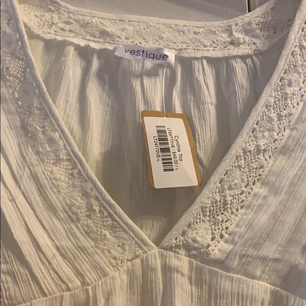 White Boho Top - Picture 5 of 5